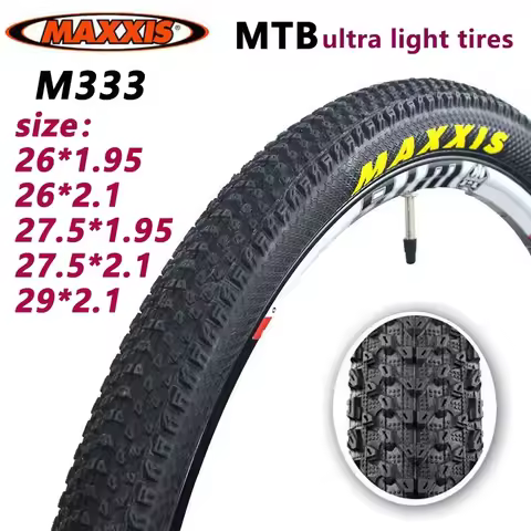 Maxxis M333 PACE Mountain Bike Tire Ultra Light Stab Resistant Tires 26/27.5/29 inch x 1.95/2.1/2.25