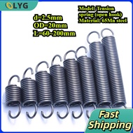 Tension spring/spring d=2.5mm,OD20mm,L=60~200mm tension springs with hooks,apply to garage door,bunn