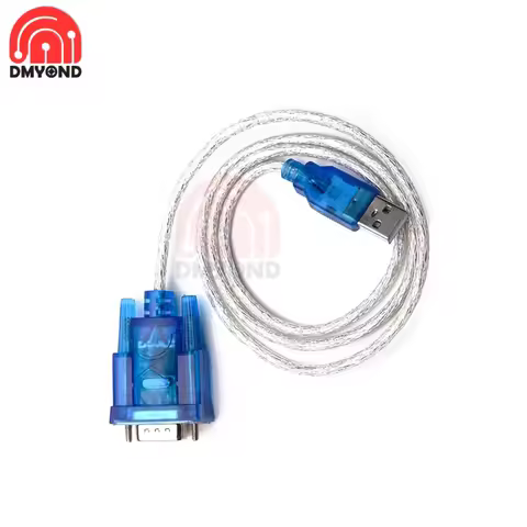 80cm USB to Serial Cable USB 2.0 to Serial RS-232 DB9 9 Pin COM Adapter Converter Cable CH340 Chipse