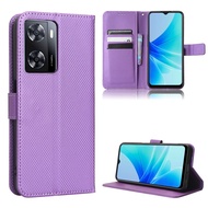 Flip OPPO A77s Case Dompet Kulit PU Dengan Stand Holder Untuk OPPO A77s Casing