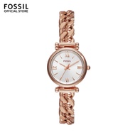 Fossil Women's Carlie Analog Watch ( ES5330 ) - Quartz, Rose Gold Case, Round Dial, 12 MM Rose Gold 