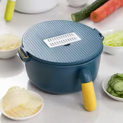 Portable 1 Set Durable Heavy Duty Onion Slicer 3 Colors Vegetable Chopper Fine Workmanship for Home 
