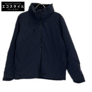 Descente DAM0GC21 海軍藍全地形鈦合金保暖夾克，L 號 [二手]