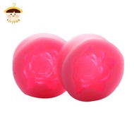 〔8C05〕 Bloom Rose Silicone Cake 3D Flower Fondant Mold Cupcake Candy Chocolate Decor 〔8C〕