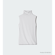 UNIQLO WOMEN AIRism UV Protection High Neck Tank Top High Collar