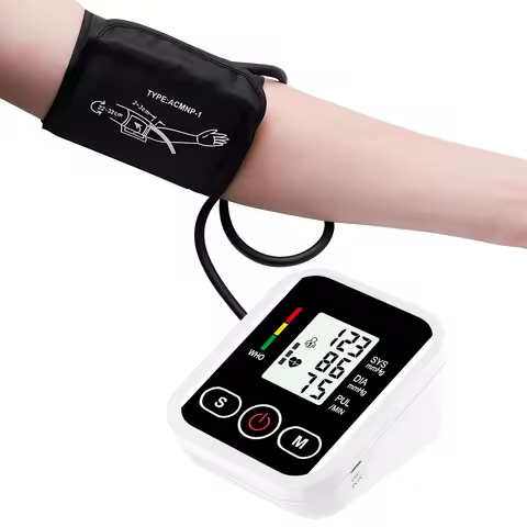 USB Digital Arm Blood Pressure Test Kit Cuff Sensor Monitor BP Automatic Pressure Tonometer Tensiome