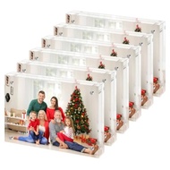 4x6 Acrylic Picture Frames 6 Pack Premium Acrylic Photo Frame Magnetic Picture Frames Clear Double H