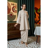 Suri Kurung Klasik V2 Nude Champagne