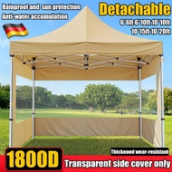 2x2 2x3 3x3 m tent side cover tent cover waterproof replacement Tent accessories transparent