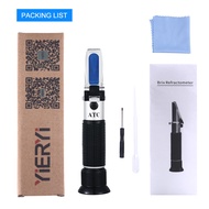 yieryi Handheld 0-80 Alcohol Refractometer for spirits Household liquor brewing refractometer Alcohol Concentration Detector