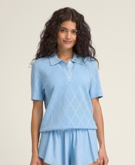 Wilson Women ADDISON KNIT POLO WW00513531LBL Official Store