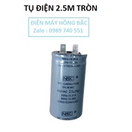 01 2.5 mf round capacitor - installed for ceiling fans and other electrical equipment