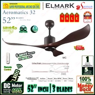 Elmark Ceiling Fan AEROMATICS 32 DC Motor 52 inches Remote Control Ceiling Fan ((6 Speed reversible)