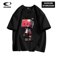 OMOS 260GSM Oversized T-Shirt Robot