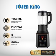 𝟱𝟱𝗦𝗣𝗘𝗘𝗗𝗠𝗔𝗥𝗧 JOSEN KING 8 IN 1 1.75LT 8 KNIFE HIGH SPEED COOKING BLENDER MULTIFUNCTION MIXER SOYA MAK