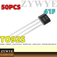 50pcs 41F AH41 0H41 SH41 SS41F S41 Dual Polar Hall Component Sensor In-Line TO-92U Triode Hall Senso