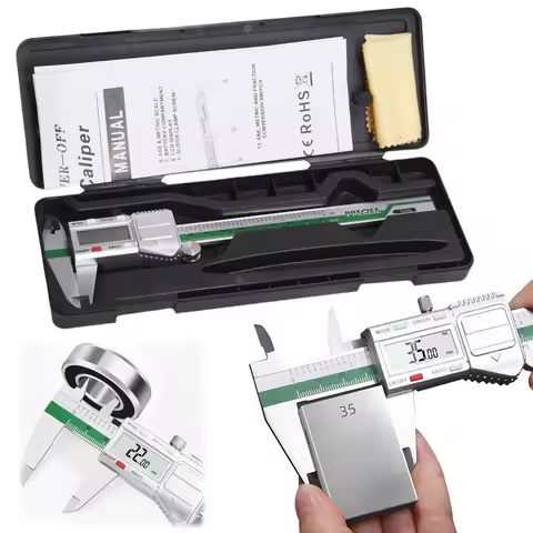 Digital Caliper Measuring Tool Electronic Digital Vernier Caliper Digital Vernier Gauge for Mechanic