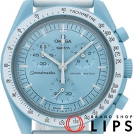 Swatch Omega x Swatch Bioceramic Moonswatch Mission to Uranus SO33L100 男士腕錶 藍色，成色極佳，附原廠盒和保固卡 [二手]