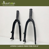 Litepro Carbon Fiber Fork For 16" Folding Bike Bicycle Parts &amp; Accessories