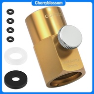 CO2 Refill Adapter Brass CO2 Adapter Refills Connector Rustproof CGA320 to TR21-4 CO2 Tank Connector