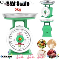 CUCKO Scaleweighing Scale, Green 5 Kilos Weighing Scale,  Big Spring Scale Kitchen