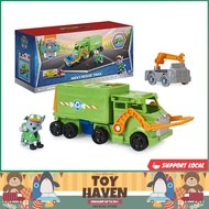 [sgstock] PAW Patrol, Big Truck Pup’s Rocky Transforming Toy Trucks with Collectible Action Figure, Kids Toys for Ages 3