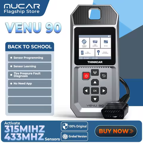 THINKCAR VENU 90 TPMS Sensor Programming Car Tire Pressure Diagnose Tool Automotive Learning Activat