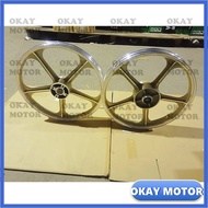 honda Wave 110 wave110 DASH 110 dash110 wave dash v1 v2 future 5 Batang Sport Rim GOLD