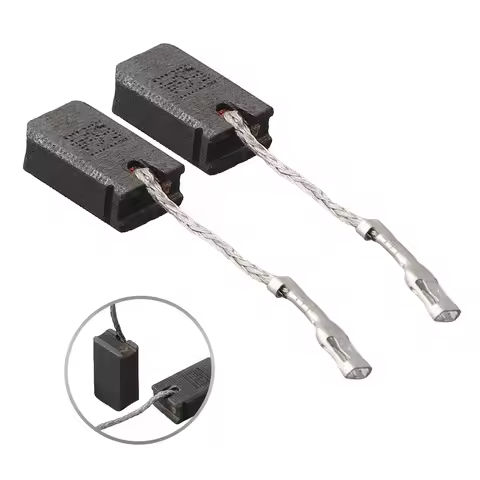 2pcs Carbon Brush For 1200W Angle Grinder GWS12-125S/GWS12-150SE64 Self-Stop Angle Grinder Replacemn