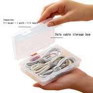 Data cable storage box, charging cable storage box, storage box, small item storage box, box