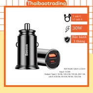 30w 2-port charger for cars usb C and usb A Car charger