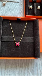Hermes necklace mini pop H