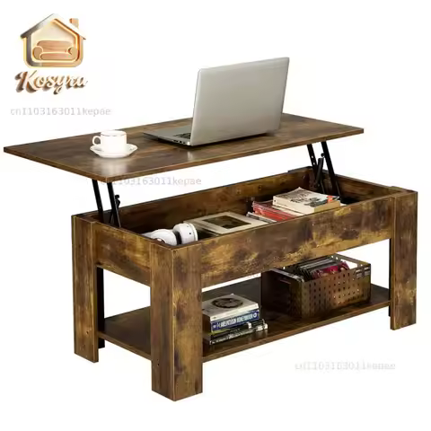 Multifunctional dining table and coffee table, dual-purpose living room coffee table, scandinavianca
