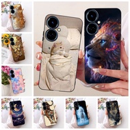 Tecno Camon 19 Pro CI8 CI8n Case Tecno Camon 19 CI6n Cover Cute Cat Fashion Butterfly Cool Painted S