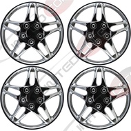 Universal ABS Electroplating Chrome Plastic Hub Cap Iron Rim Cap Rim Cap Tire Cap 13 inch 13 "