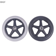 BI 6 Inch Wheels Smooth Flexible Heavy Duty Wheelchair Front Castor Solid Tire Wheel Wheelchair Replacement Parts SG