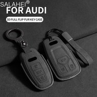【Fast and Reliable Shipping】 Suede Car Key Case Cover For Audi A3 B9 A6 C8 A7 S7 A8 D5 S8 Q5 Q7 Q8 S