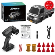 WULI 1:64 RC Truck, High Speed 2.4G RC Drift Car,  4WD LED Lights Rechargeable Mini RC Car Kids Boys