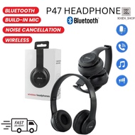 ( READYSTOCK ) P47 Bluetooth Earphone With Headphone 5.0 Wireless Headphone Gaming Headphone For Pho