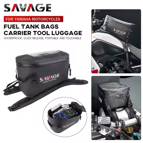Motorcycle Tank Bag For YAMAHA FZ6 FZ8 FZ1 XJ6 MT03 MT25 YZF R1 R3 R6 R7 XSR 125 155 XJR FJR 1300 BT