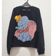 Preloved Sweatshirt ZARA dumbo big size LD 135 cm