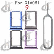 For Xiaomi 9 Sim Card Tray Slot Holder Card Holder Reader SD Slot Adapter Replacement Parts