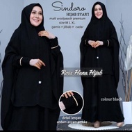 GAMIS SET KHIMAR HIJAB JILBAB CADAR SYARI SINDORO GAMIS JUMBO TERBARU BAHAN WOLFISH PREMIUM ADEM JAT