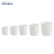 [vsrhkq] 99% Al2O3 Alumina Cylindrical Lab Crucible Melting Pot Container 200ml