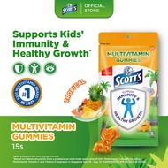 SCOTT'S Multivitamin Gummies for Kids, Vitamin A, B6, C, D and Zinc, For Healthy Growth, Bone and Im