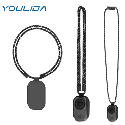 Chest Magnetic Neck Mount For Insta360 Go Ultra/Go 3S/DJI Osmo Nano/Mic Microphone Wearable Neck Han