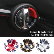 2Pcs Interior Front Back Door Knob Housing Decor PC Shell Cover For MINI Cooper One S F54 F55 F56 F6