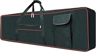 61 Key/88 Key Keyboard Case, Keyboard Gig Bag with Handles and Adjustable Shoulder Straps, Keyboard Gig Bag with 2 Pocket for Mobile Phone Sustain Pedals, Cables (88 Keys, 53.5"×13“×6.7”)