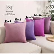 Plain suede sofa cushion cover suede cushion cover size 30x30 cm. 40x40 cm. 45x45 cm. 50x50 cm.
