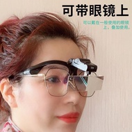 Hd headset style elderly reading, reading, mobile phones, home appliances, electronic High-Definition Head-Wearing Glasses-style elderly reading reading mobile Phone appliances electronic Clock Repair with Light Engraving Magnifying Glass